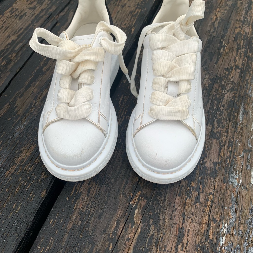 Alexander McQueen White Minimalist Sneakers